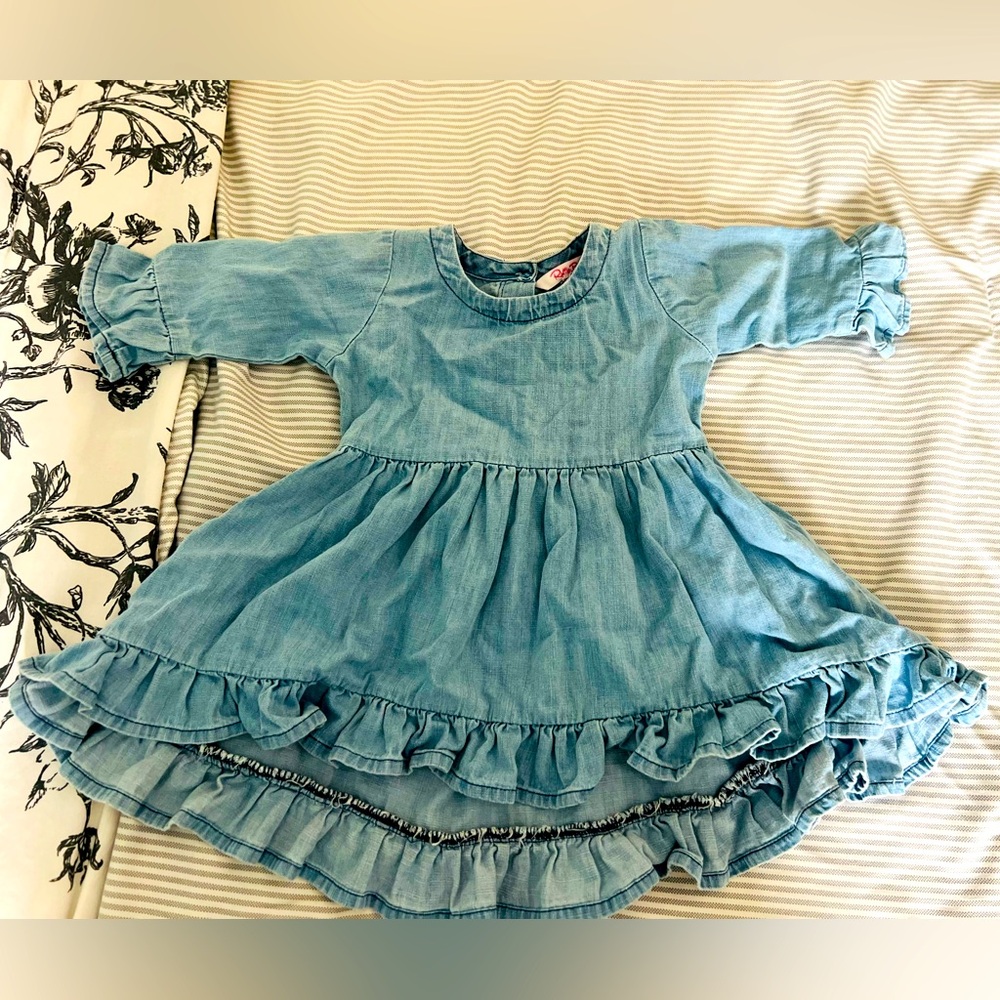 Ruffle Butts Denim Dress 18-24 mos